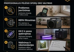 Šalinkite pel?sio sporas greitai ir efektyviai